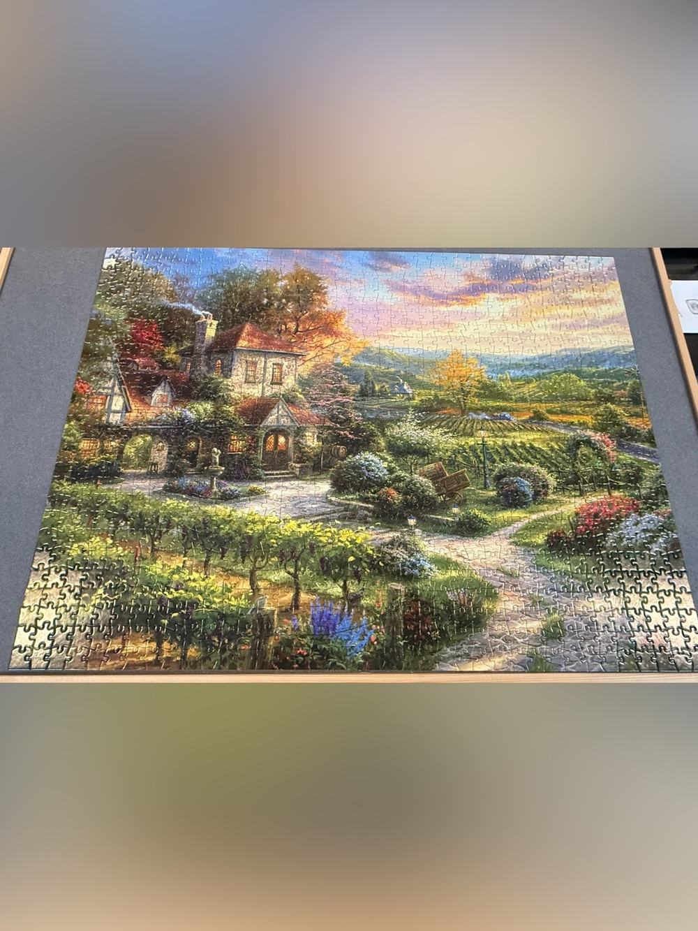 CEACO Thomas Kincade Studios “Wine Country Living” Puzzle